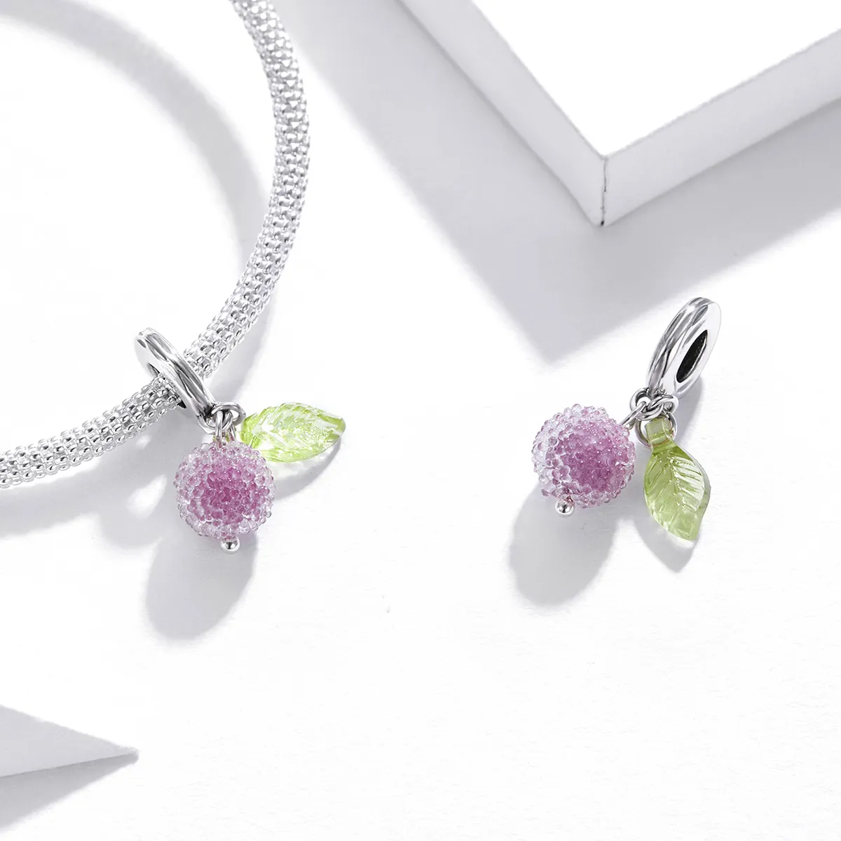 Pandora Style Silver Fruit Dangle - SCC1802