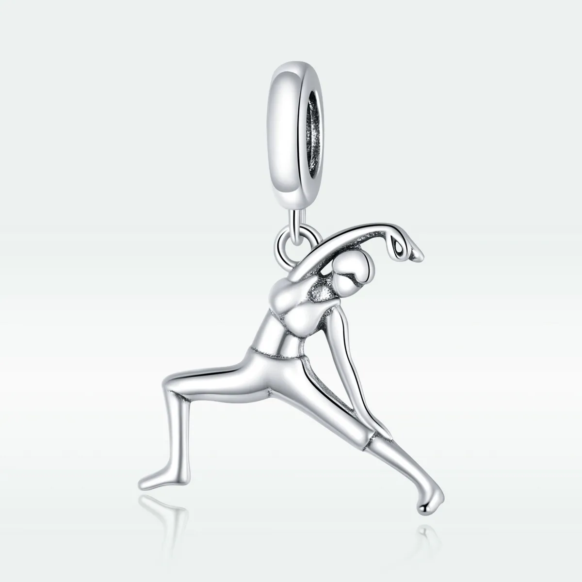 Pandora Style Silver Gymnastics Dangle - BSC386
