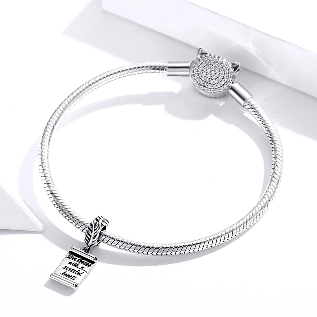 Pandora Style Silver Handwritten Letter Dangle - SCC1605