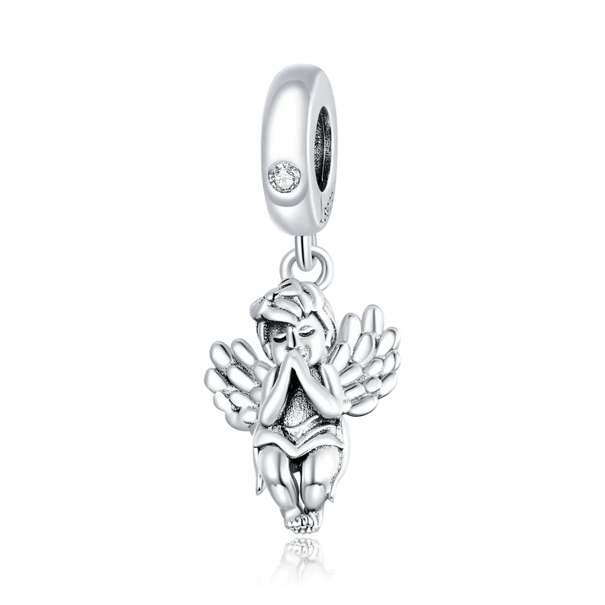 Pandora Style Silver Little Angel Dangle - SCC1686