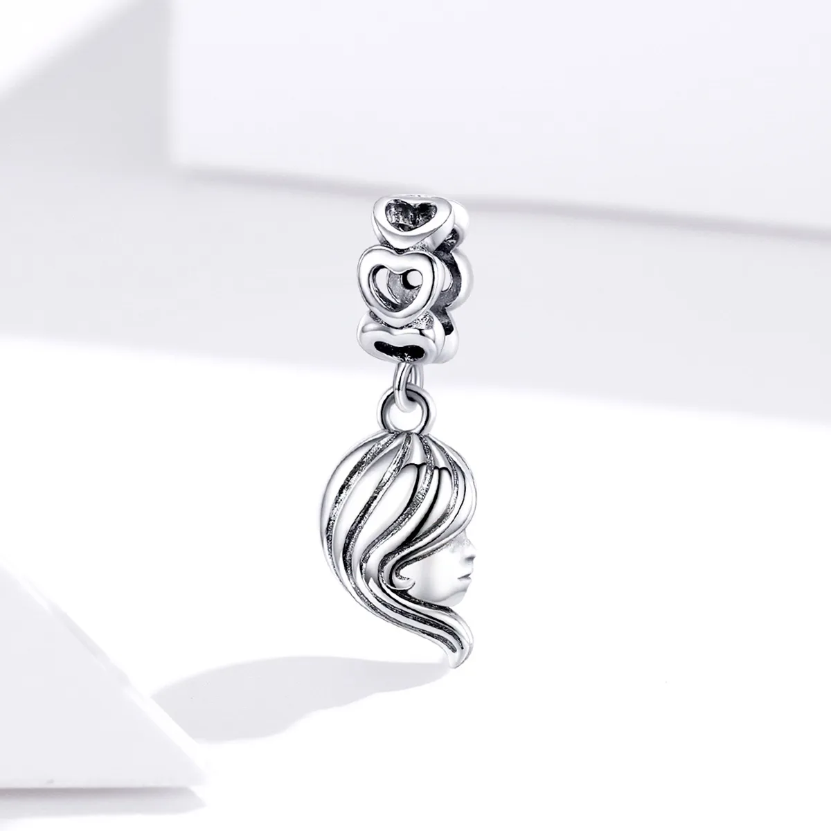 Pandora Style Silver Mother And Daughter Dangle - BSC275