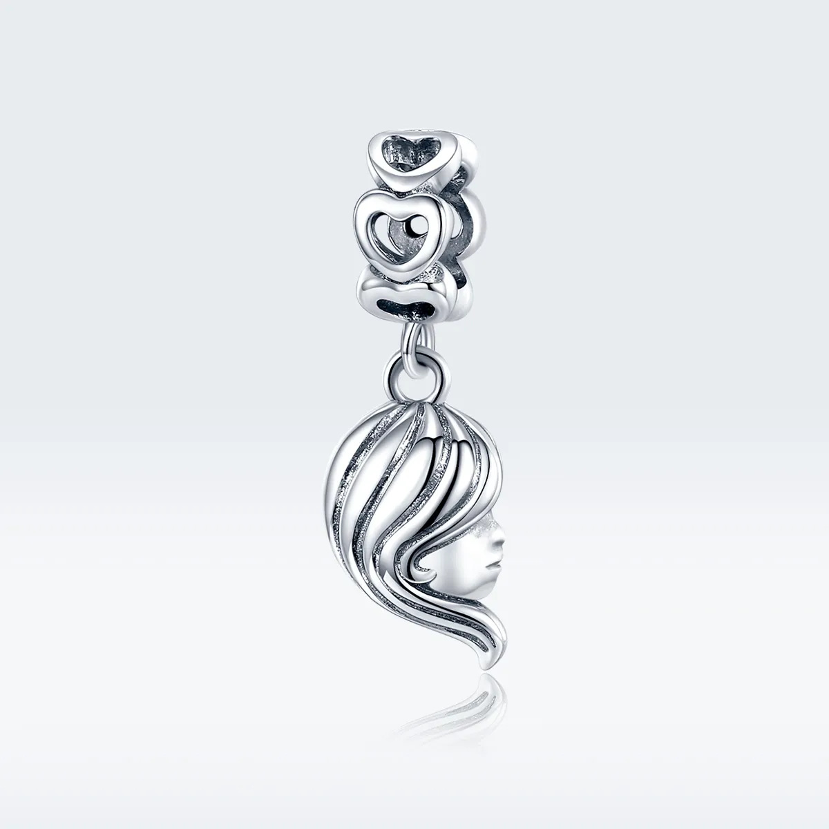 Pandora Style Silver Mother And Daughter Dangle - BSC275