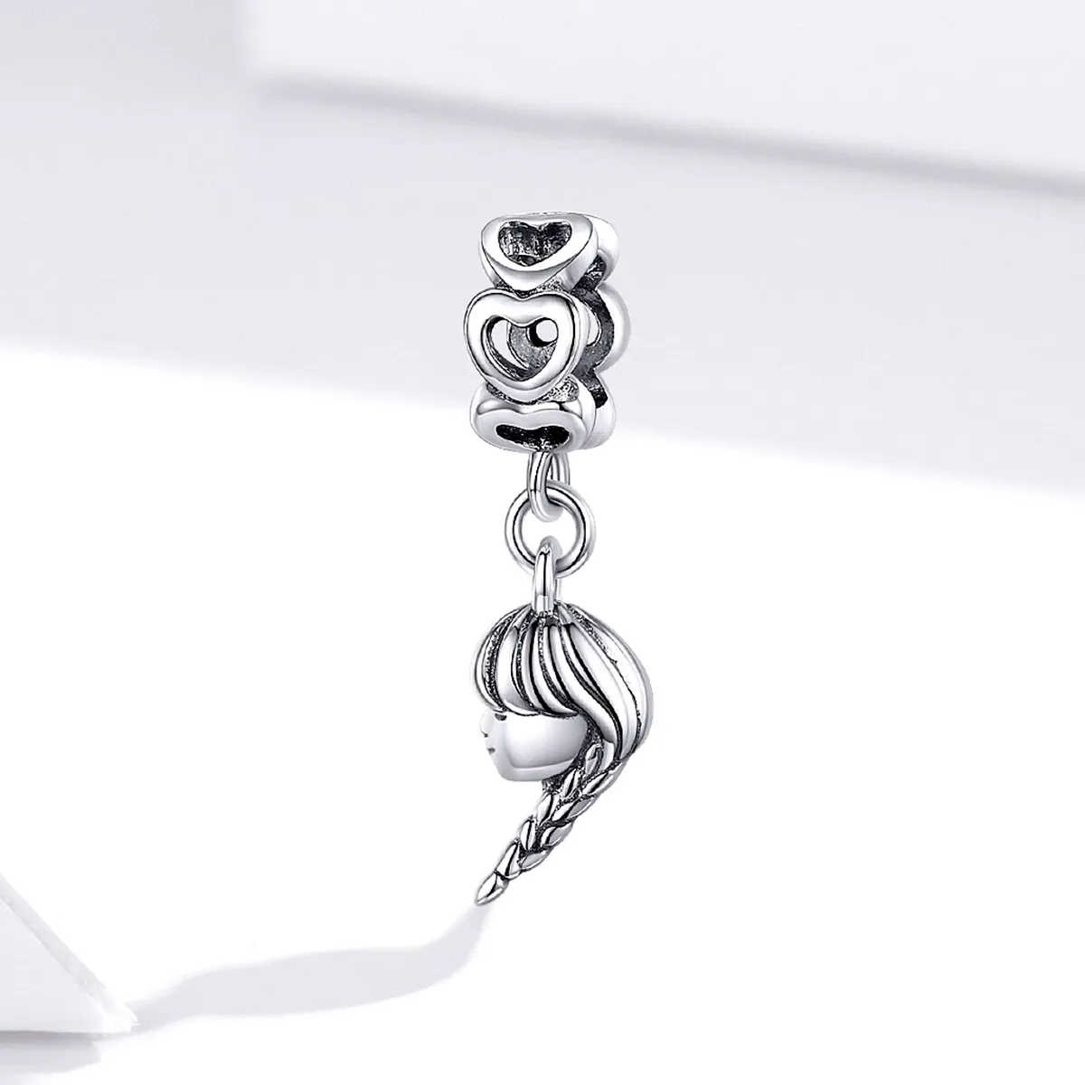 Pandora Style Silver Mother And Daughter Dangle - BSC276