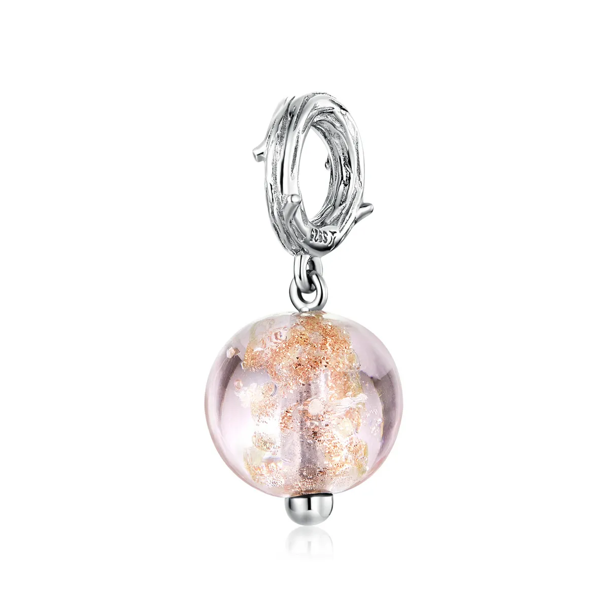 Pandora Style Silver Murano Dangle - SCC1496
