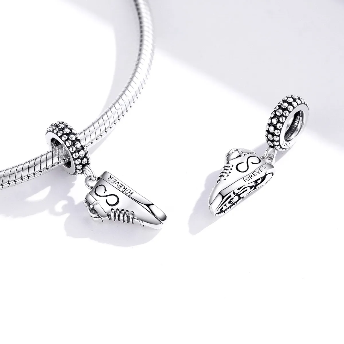 Pandora Style Silver Running Sneaker Dangle - SCC1541