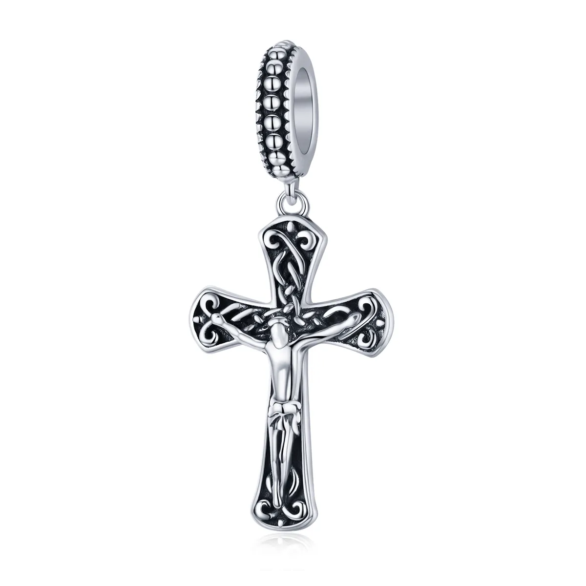 Pandora Style Silver The Cross of Jesus Dangle - SCC1407