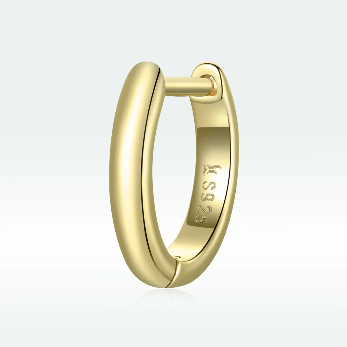 Pandora Style 18ct Gold Plated Simplicity Hoop Earrings - SCE1093