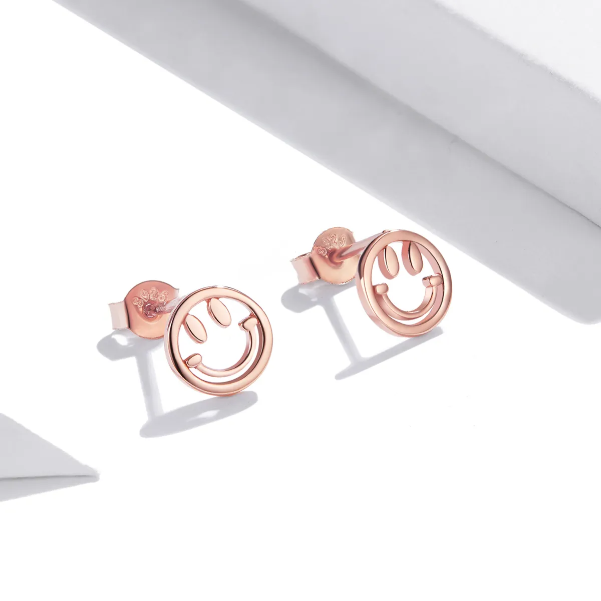 Pandora smiley face on sale earrings