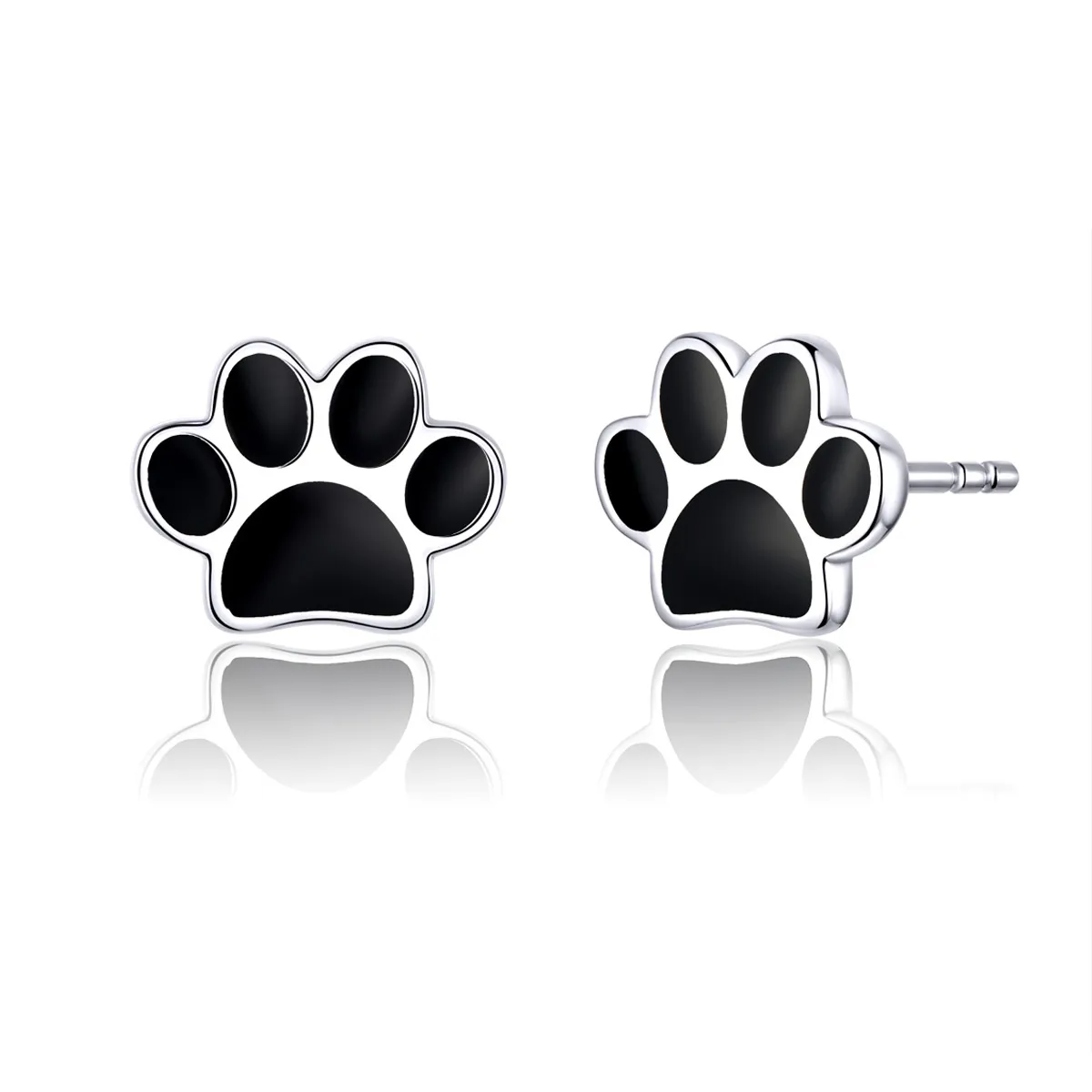 Pandora Style Silver Lovely Claws Stud Earrings - SCE757