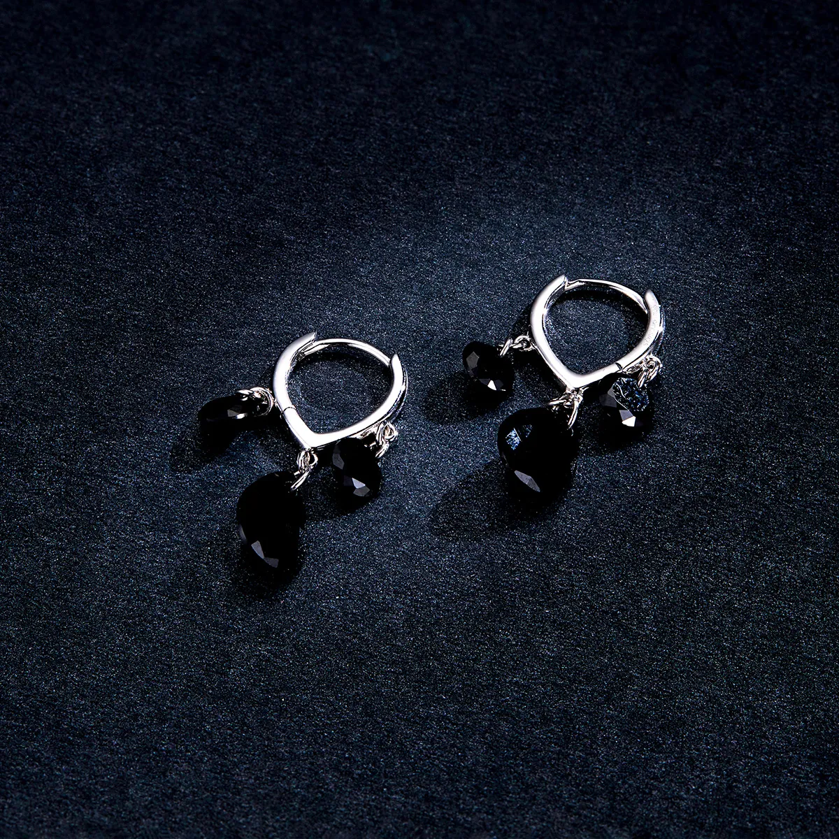 Pandora Style Silver Water Drop Dangle Earrings - BSE401