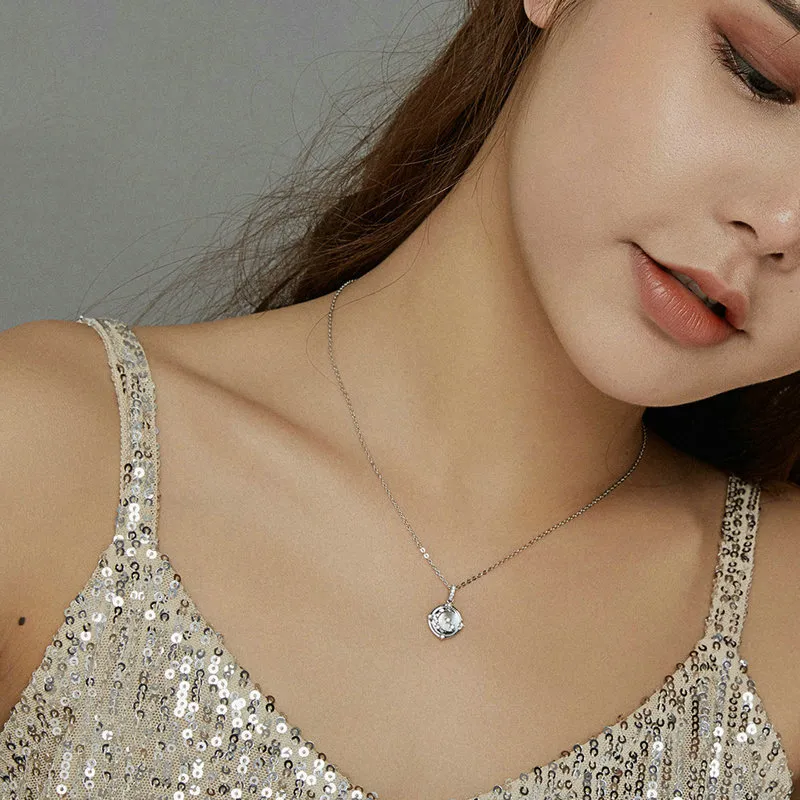 Pandora Style Silver Accompany Pendant Necklace - SCN428