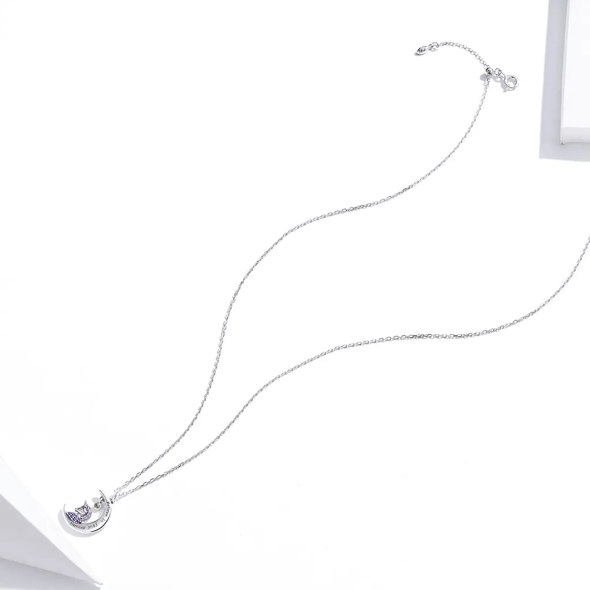 Pandora Style Silver Believe In Your Dreams Pendant Necklace - SCN410