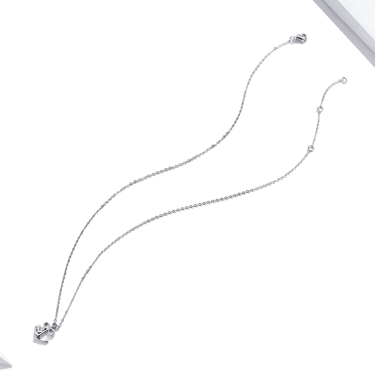 Pandora Style Silver Loyal Love Pendant Necklace - SCN458