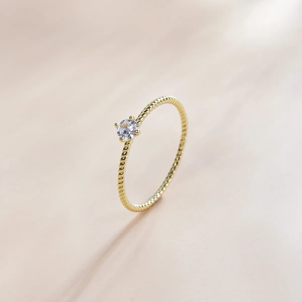 Pandora Style 18ct Gold Plated Timeless Ring - SCR716