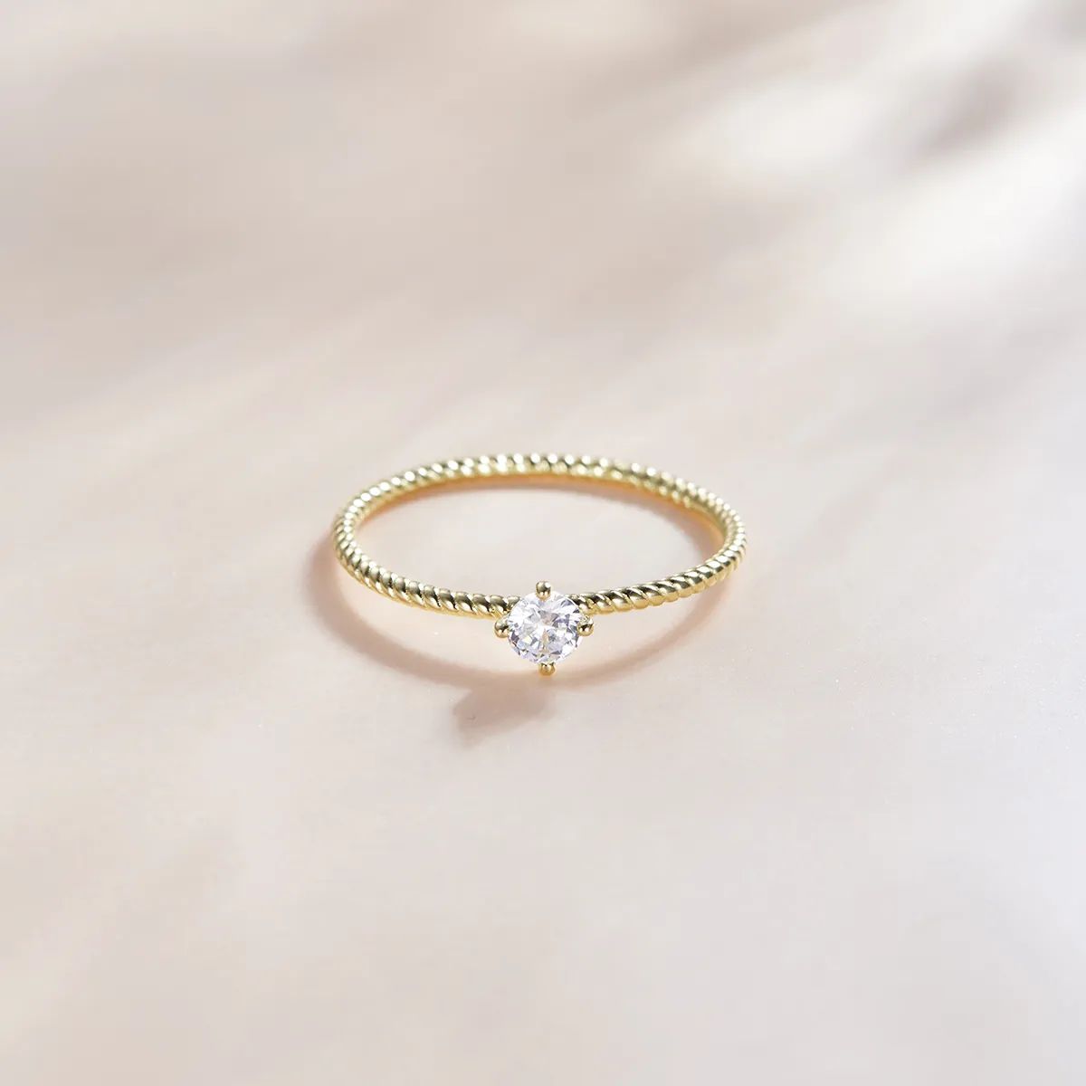 Pandora Style 18ct Gold Plated Timeless Ring - SCR716