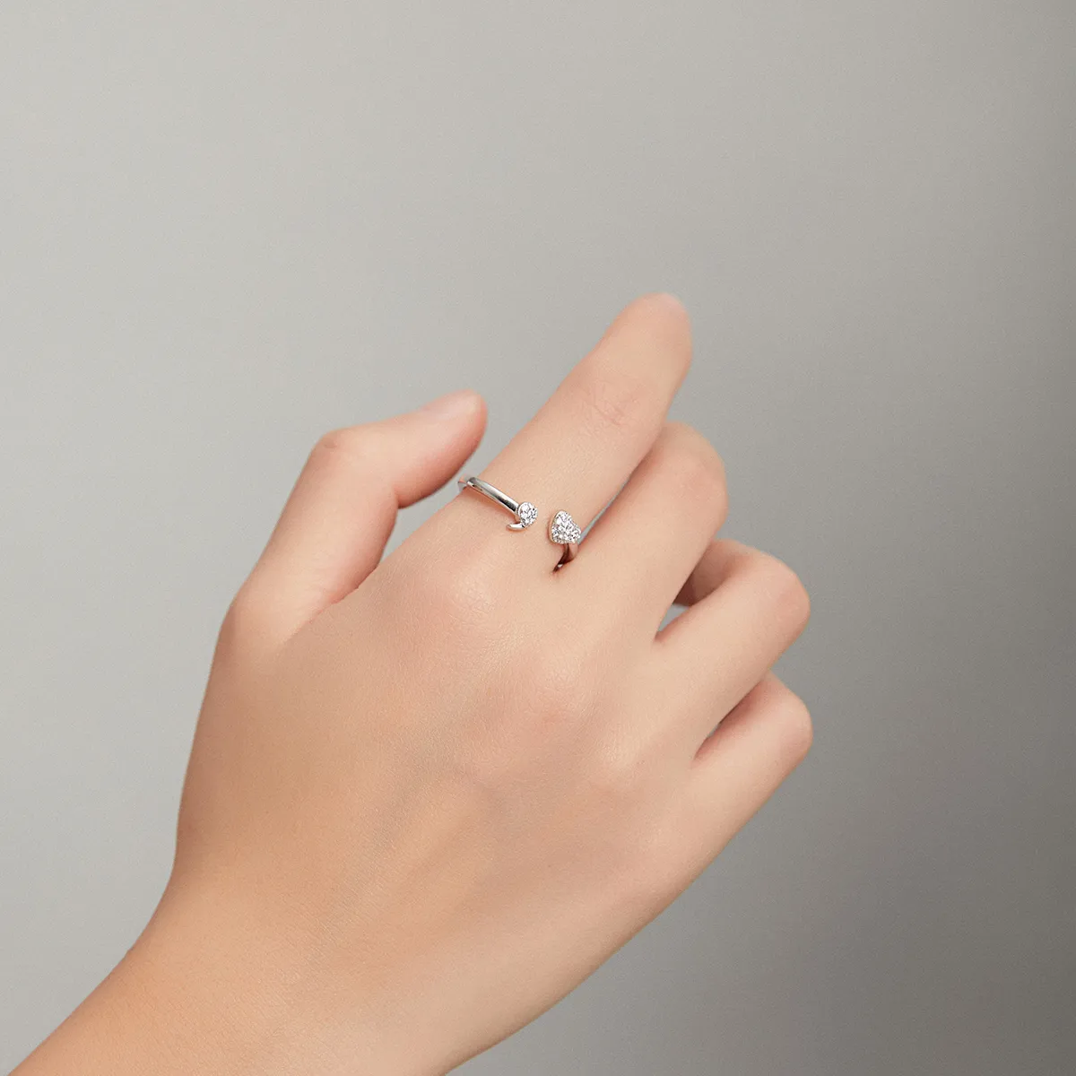 Pandora Style Silver Affiliated Open Ring - SCR706