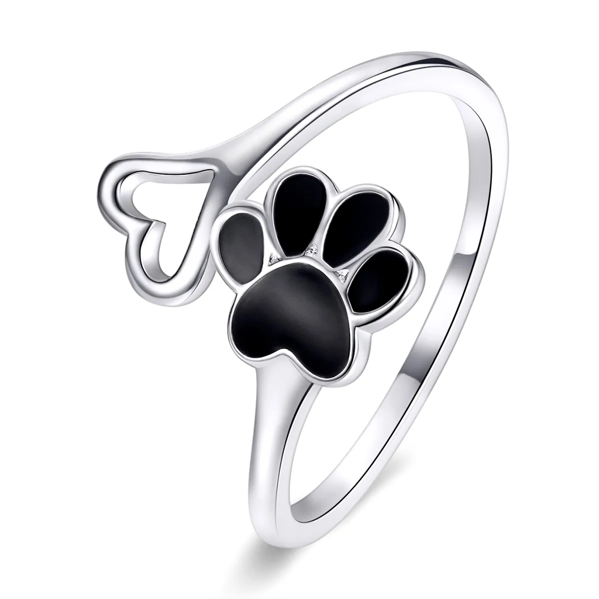 Pandora Style Silver Cat Claws Open Ring - SCR584