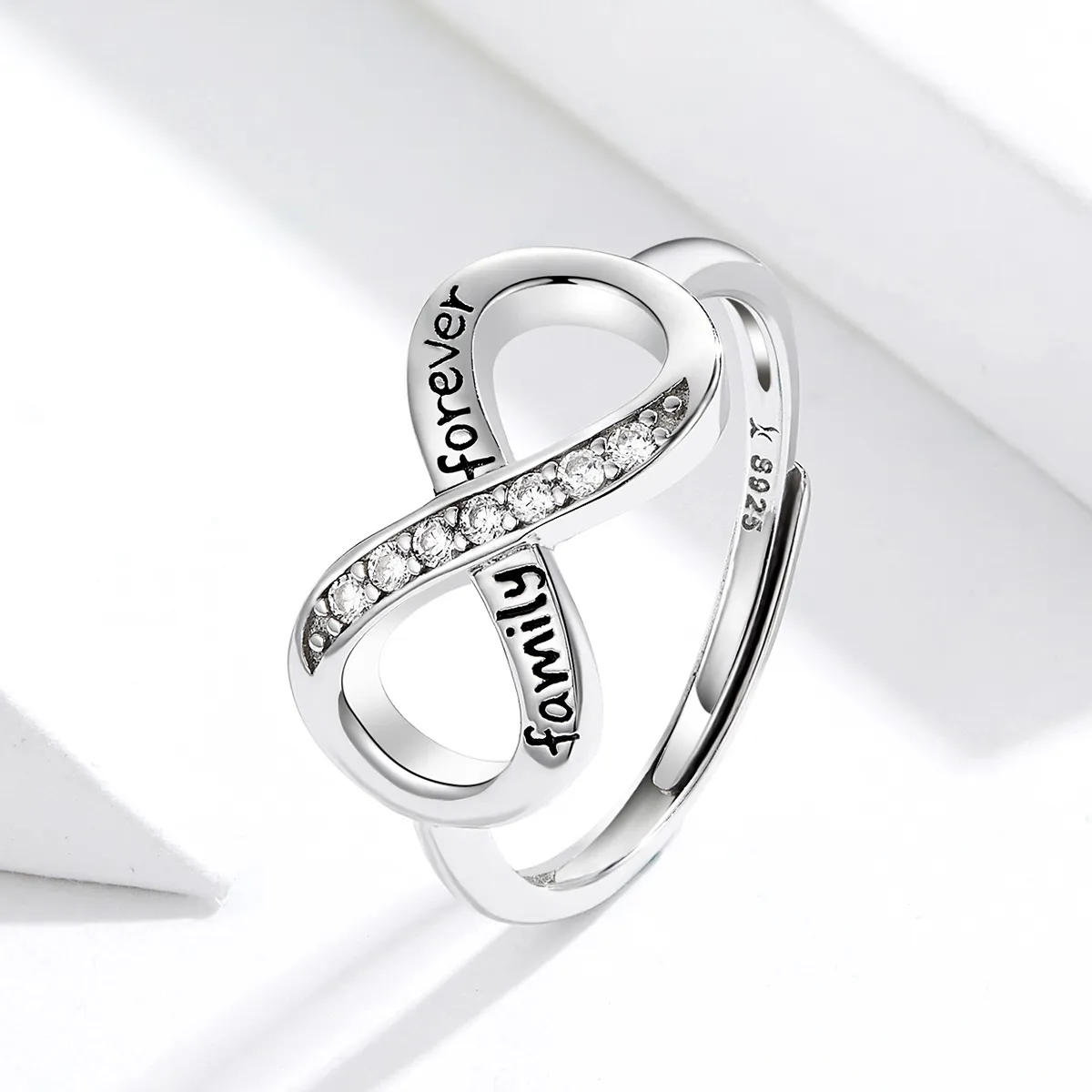 Pandora Style Silver Endless Love Open Ring - SCR579