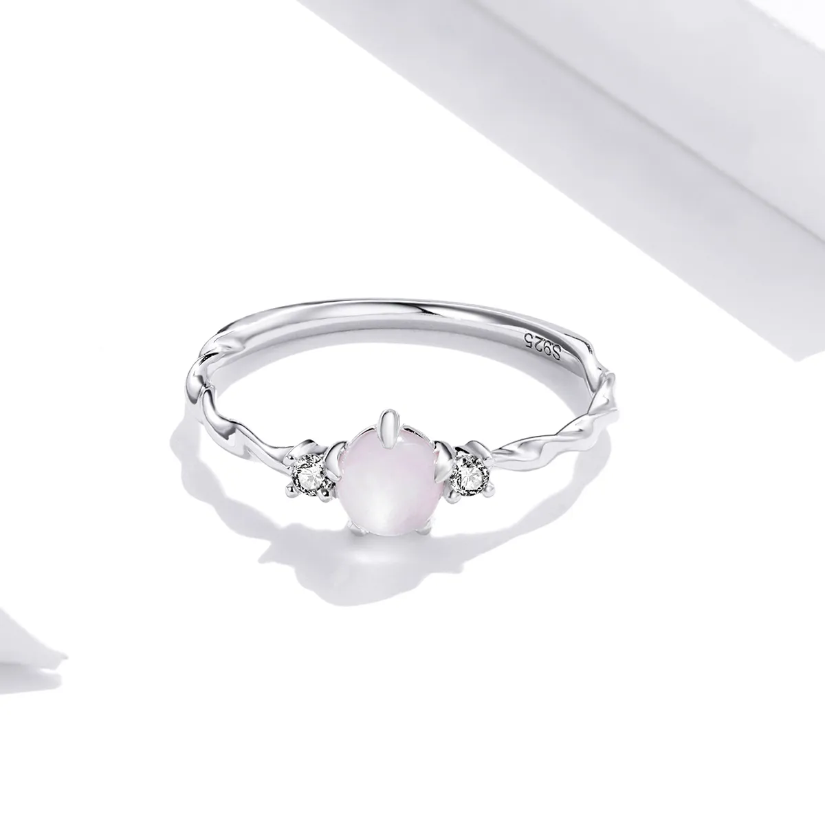 Pandora Style Silver Pear Ring - SCR689