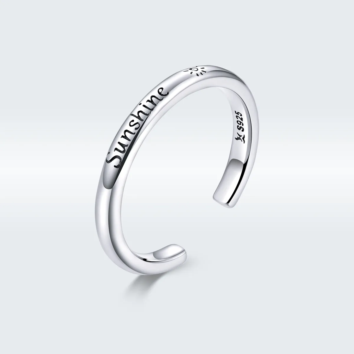 Pandora Style Silver Sunshine Open Ring - SCR649