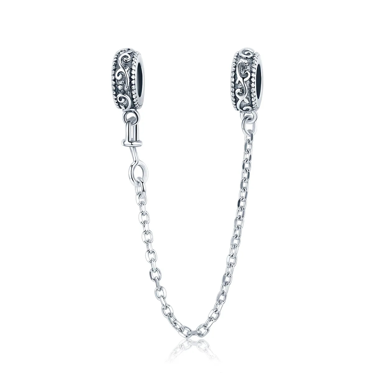 Pandora Style Silver Classical Vine Safety Chain - SCC1546