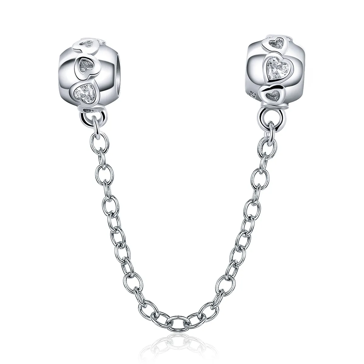 Pandora Style Silver Cute Safety Chain - SCC736