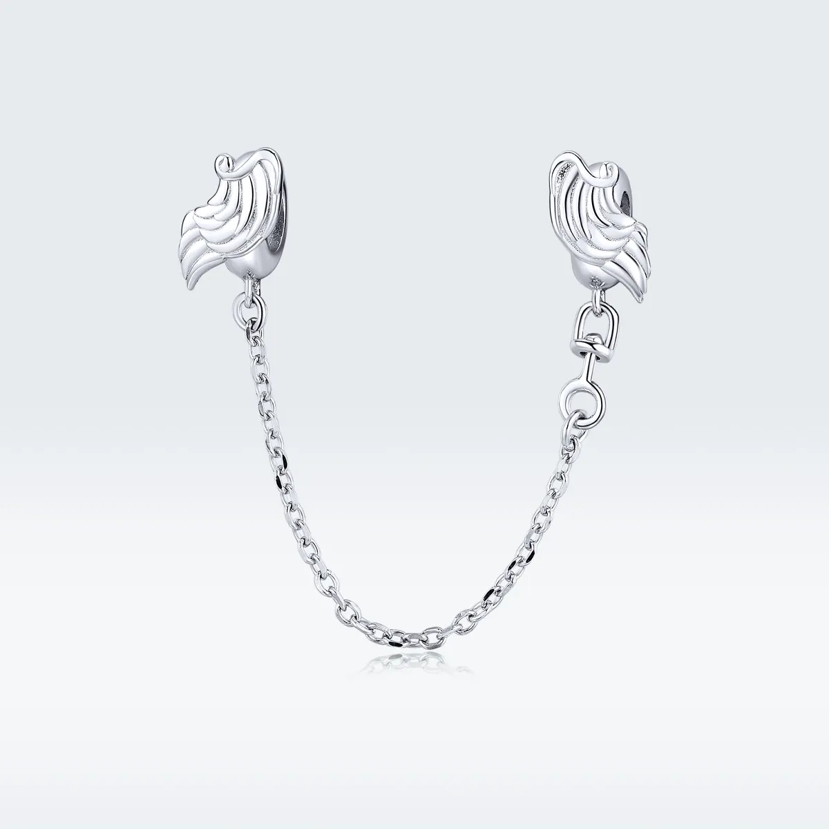 Pandora Style Silver Wings of Angel Safety Chain - BSC241