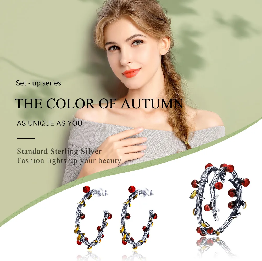 Pandora Style Color of Autumn Jewelry set - SET005