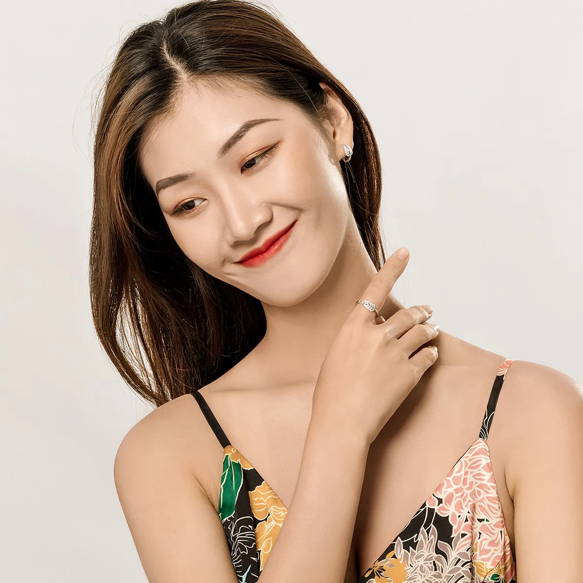 Pandora Style Feather Jewelry set - SET012