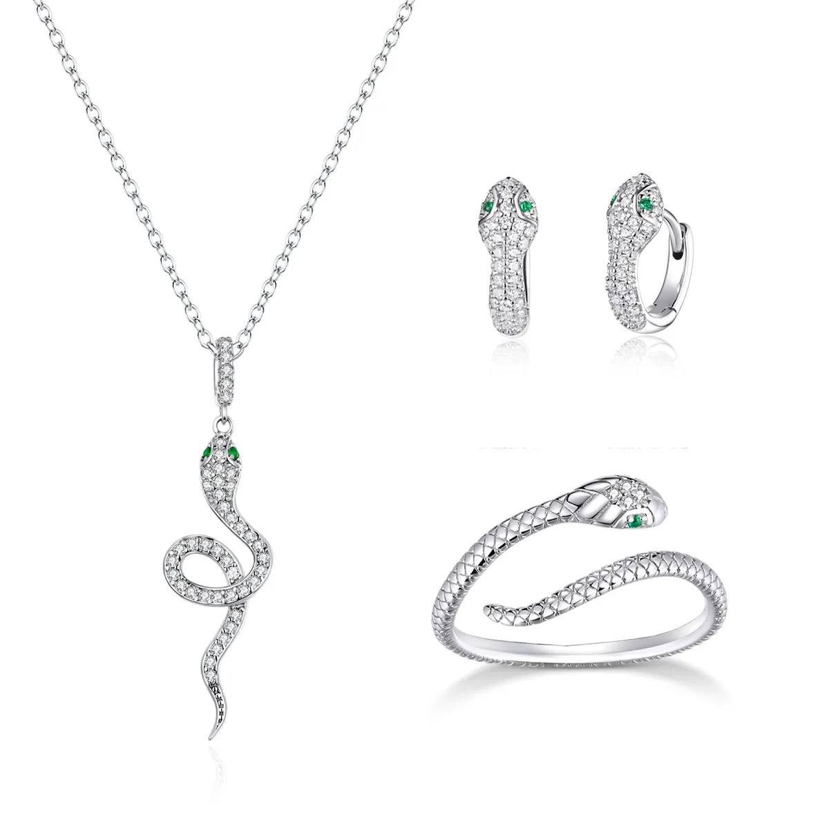Pandora Style Snakes Jewelry set - SET020