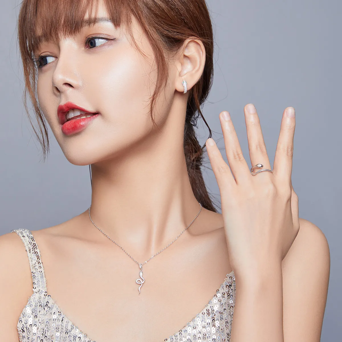Pandora Style Snakes Jewelry set - SET020