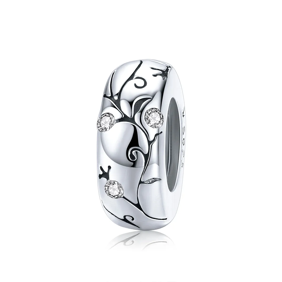 Pandora Style Silver Classical Pattern Spacer Charm - SCC1559