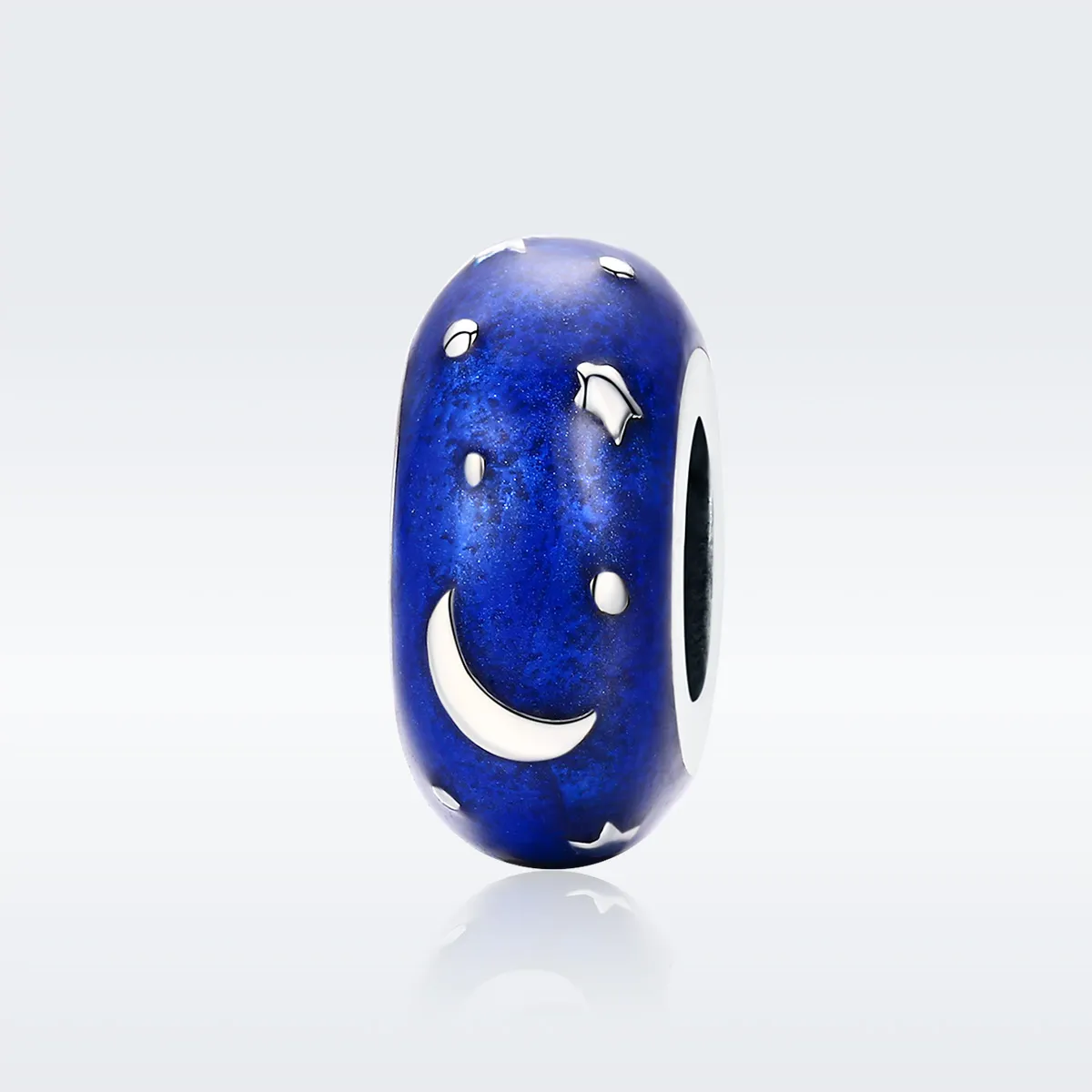 Pandora Style Silver Starry Sky Spacer Charm - SCC599