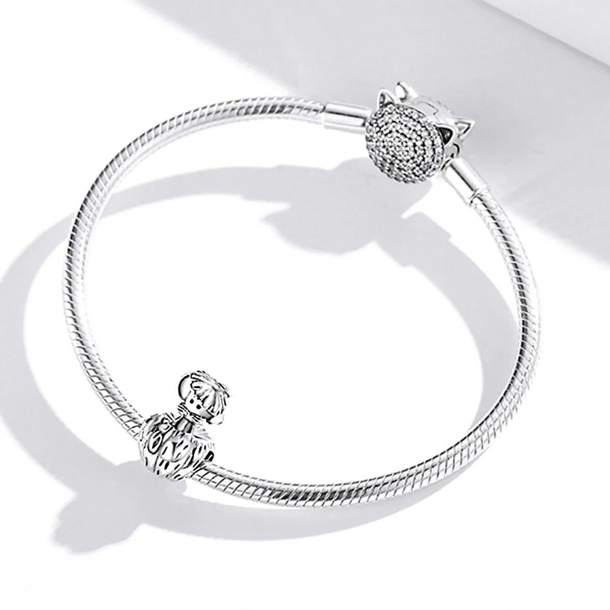 Pandora Style Silver A rat that steals pumpkins Charm - SCC1927