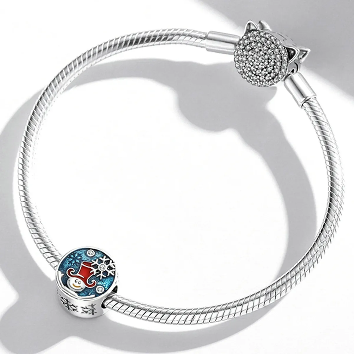 Pandora Style Silver Christmas clown Charm - SCC2038