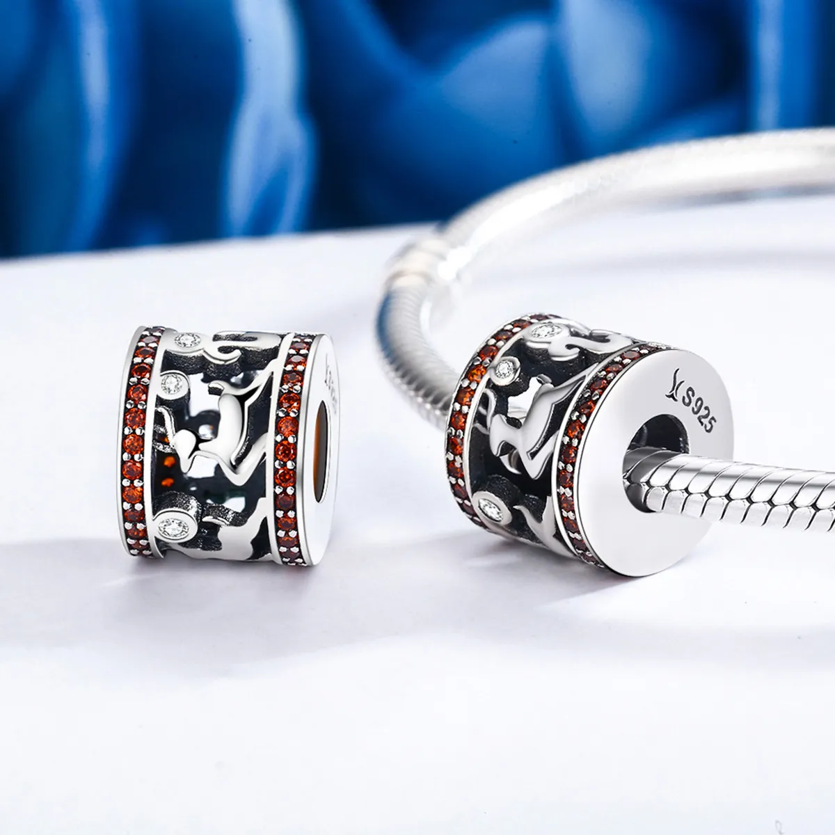 Pandora Style Silver Christmas love Charm - SCC439