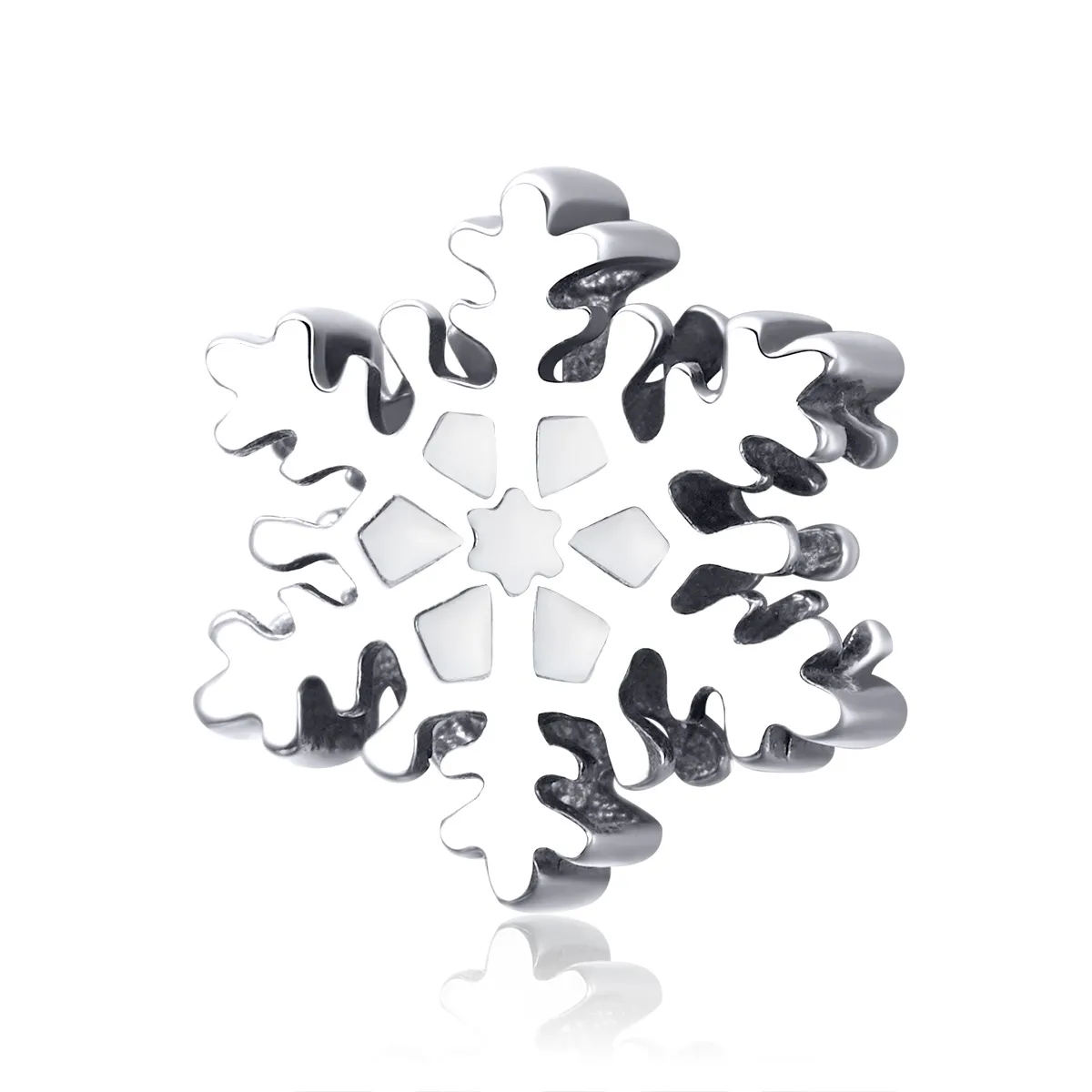 Pandora Style Silver snowflakes Charm - SCC1037