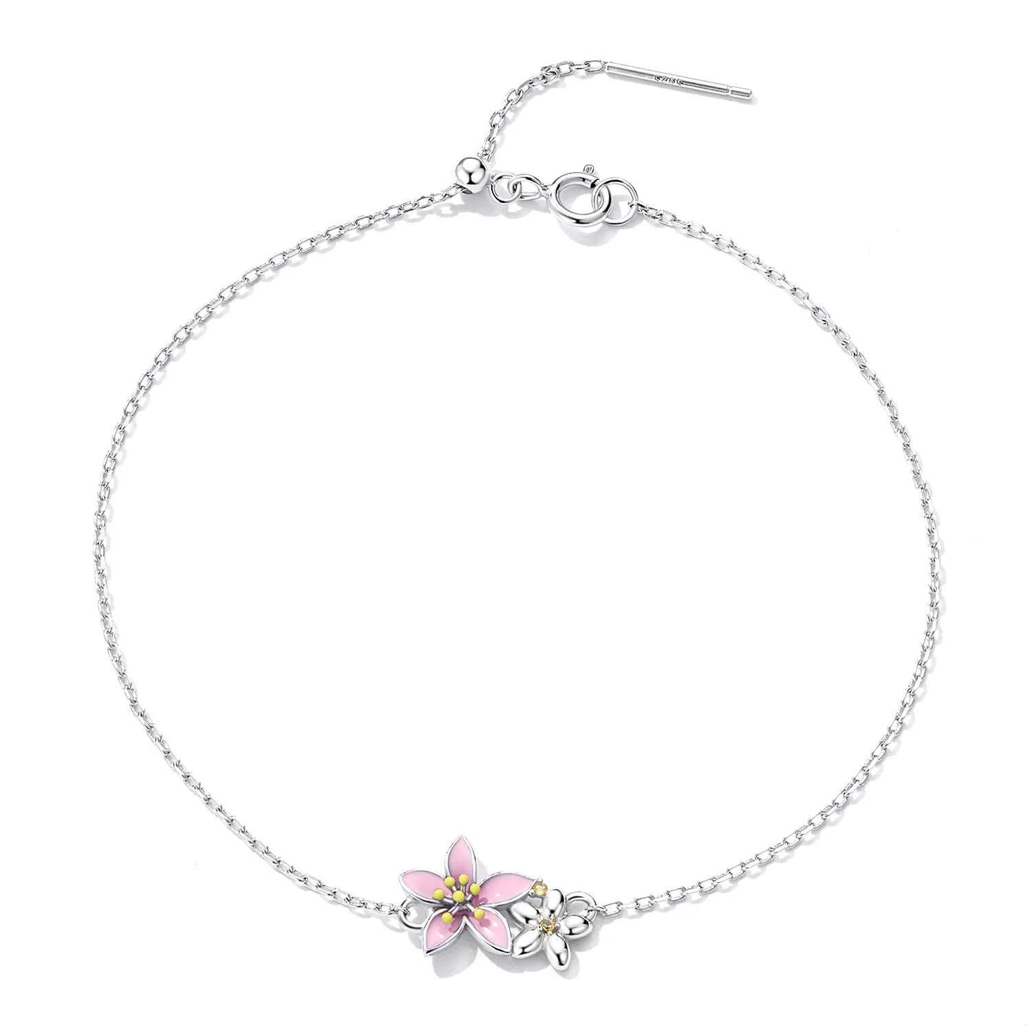 Pandora Style Beautiful Sakura Bracelet - SCB232