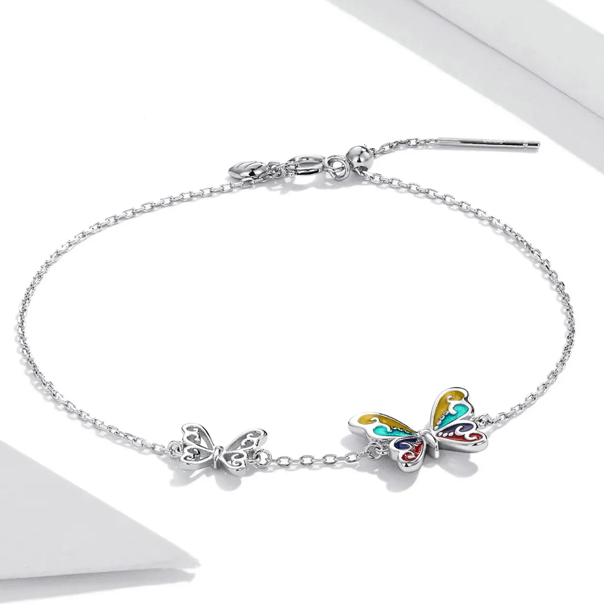 Pandora Style Brilliant Butterfly Bracelet - SCB228
