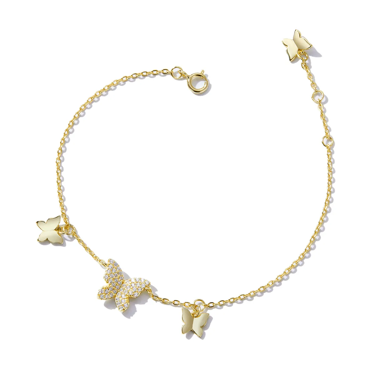 Pandora Style Butterfly Effect Bracelet - BSB064