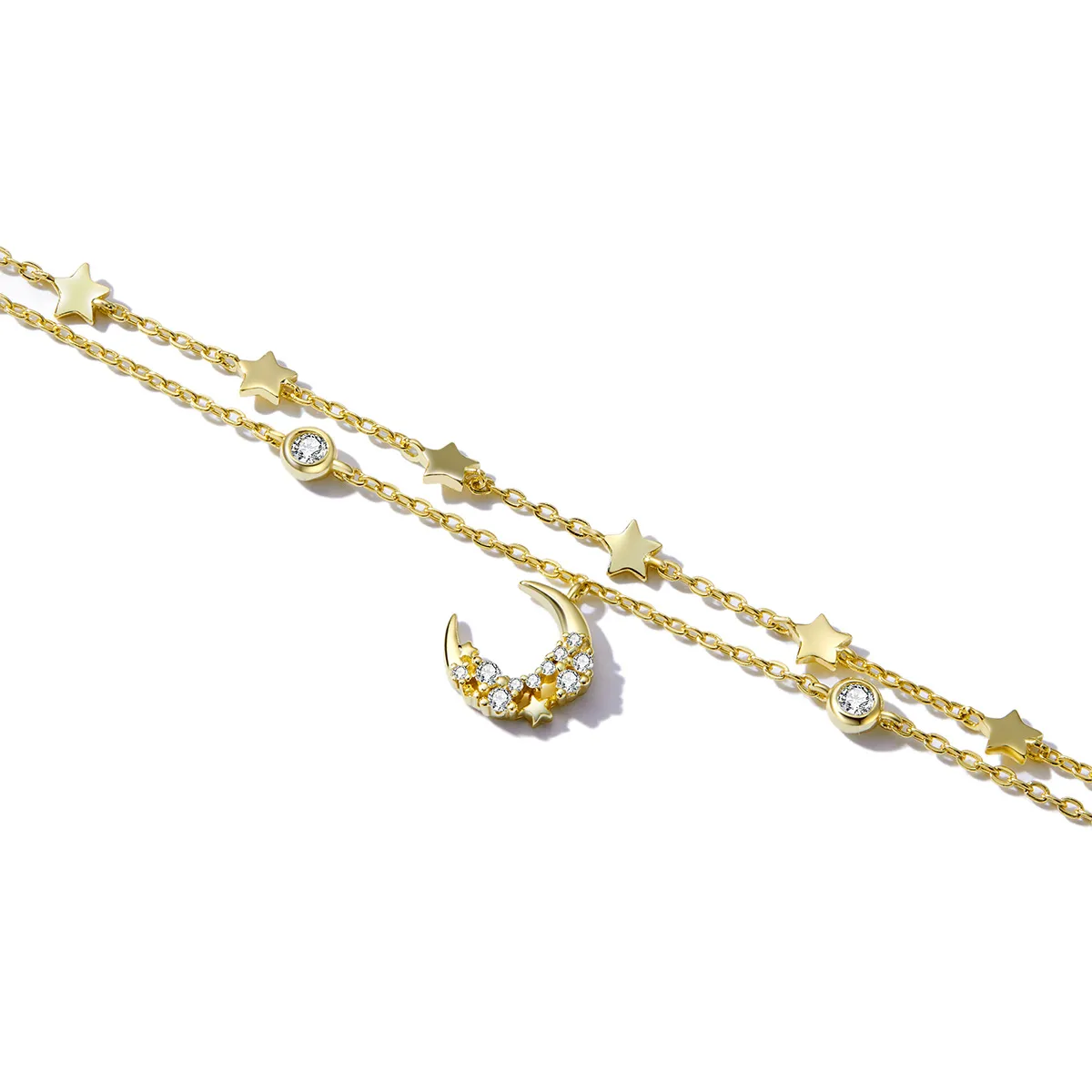 Pandora Style Moon Phase Printing Bracelet - BSB065