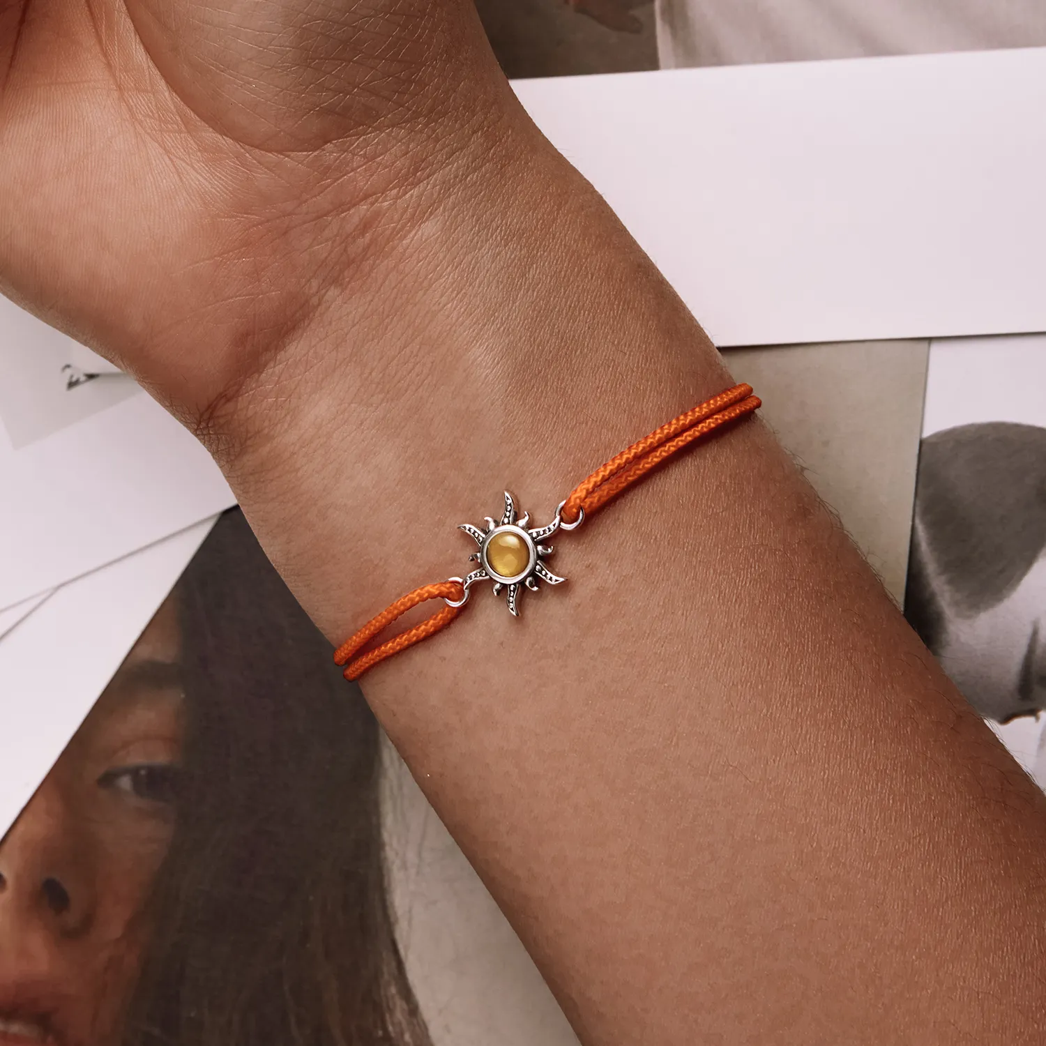 Pandora Style Orange Sun Bracelet - SCB230
