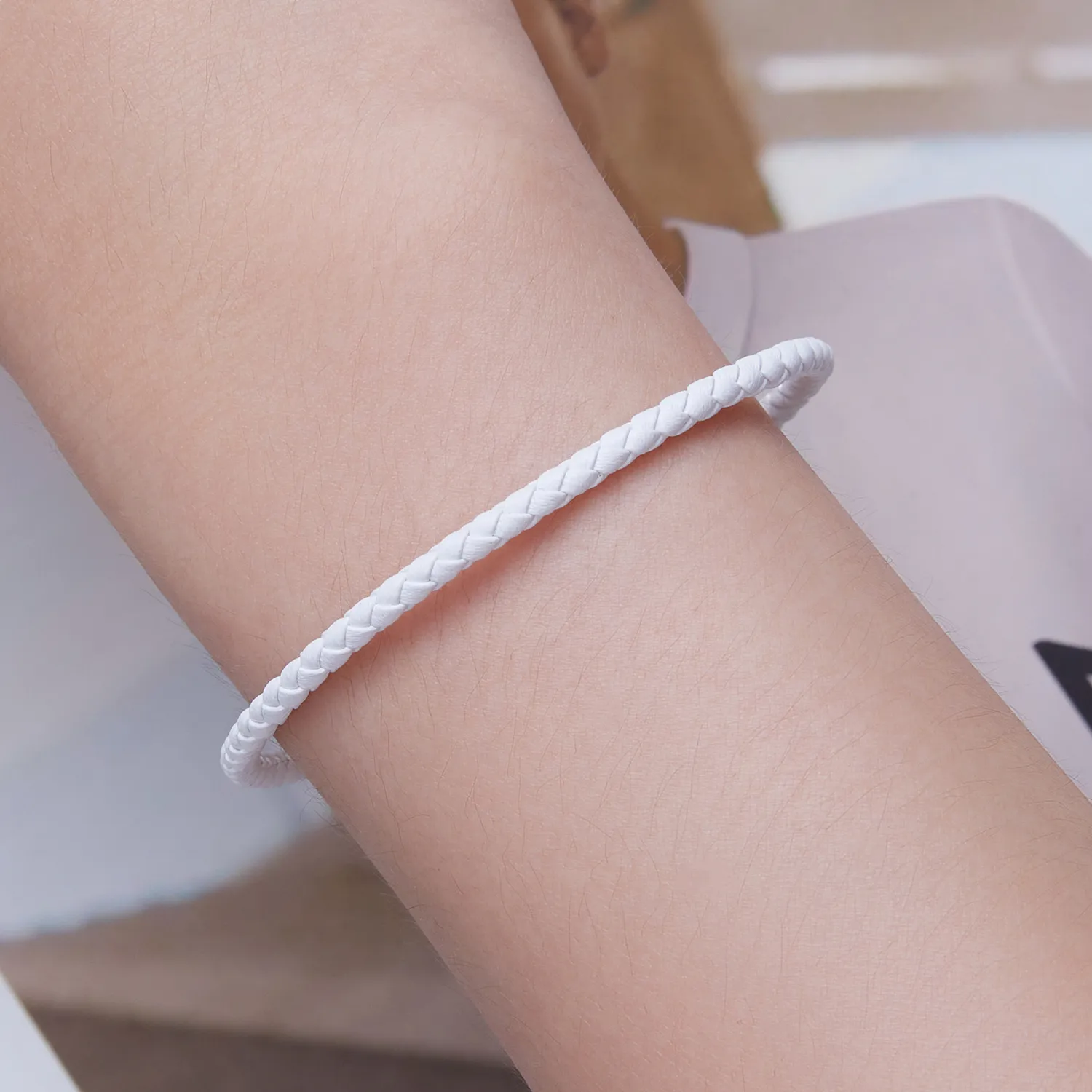Pandora Style Simple Bracelet - SCB243-WH