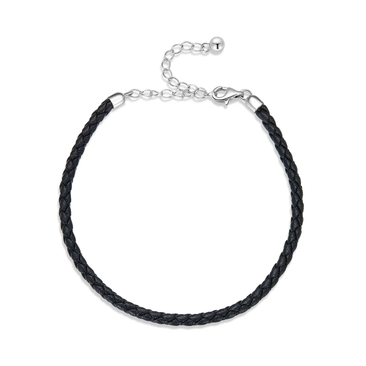 Pandora Style Simple Leather Bracelet - SCB243-BK