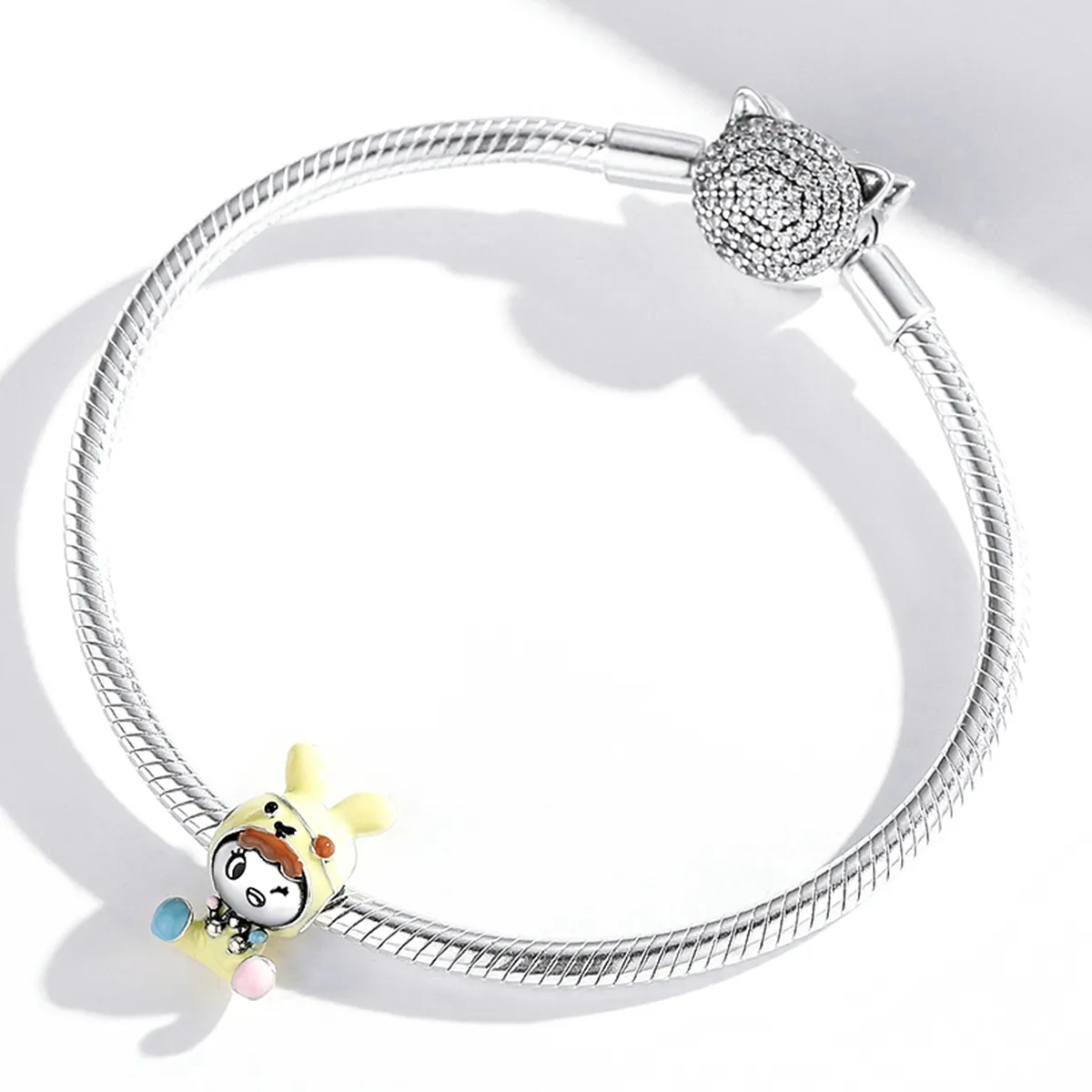 Pandora Style Bunny Doll Charm - SCC1940