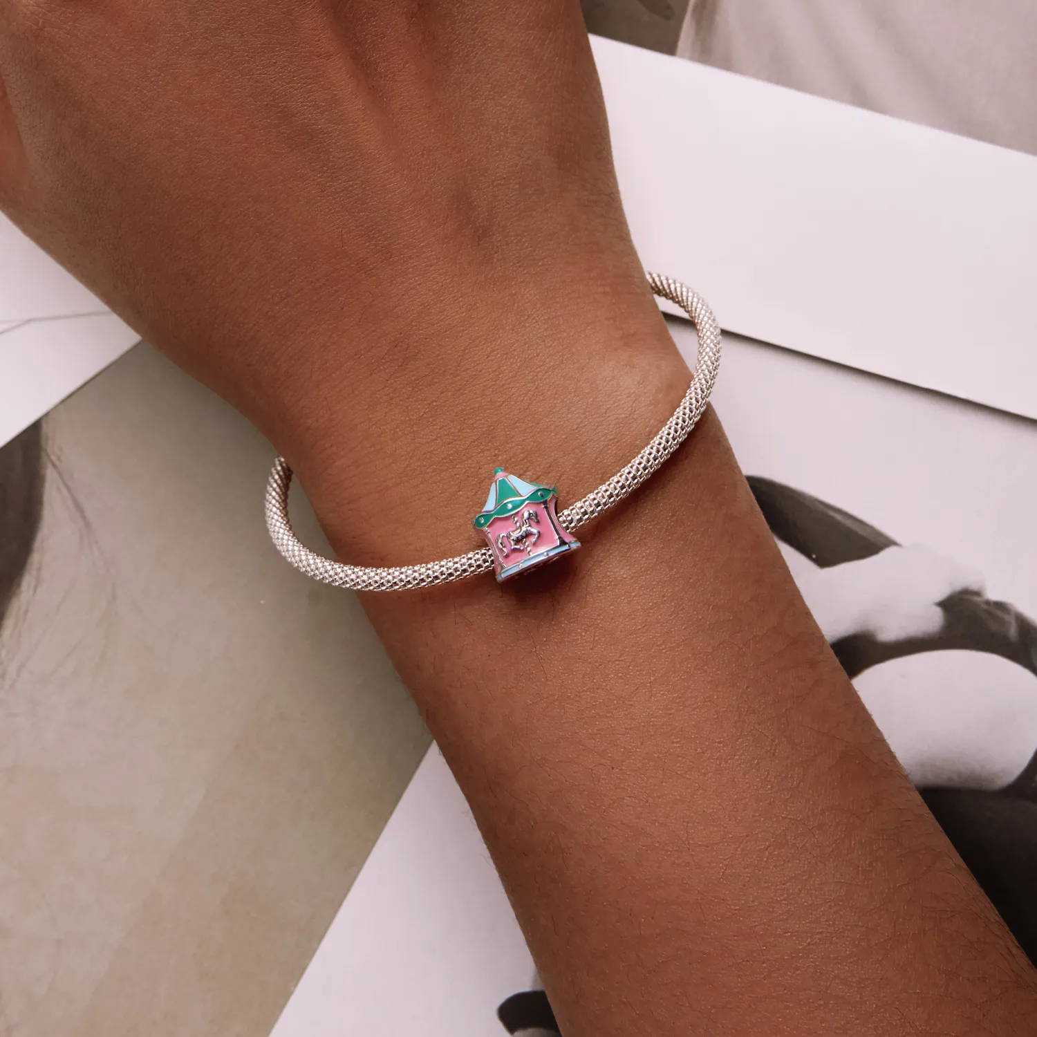 Pandora Style Carousel Charm - SCC2233
