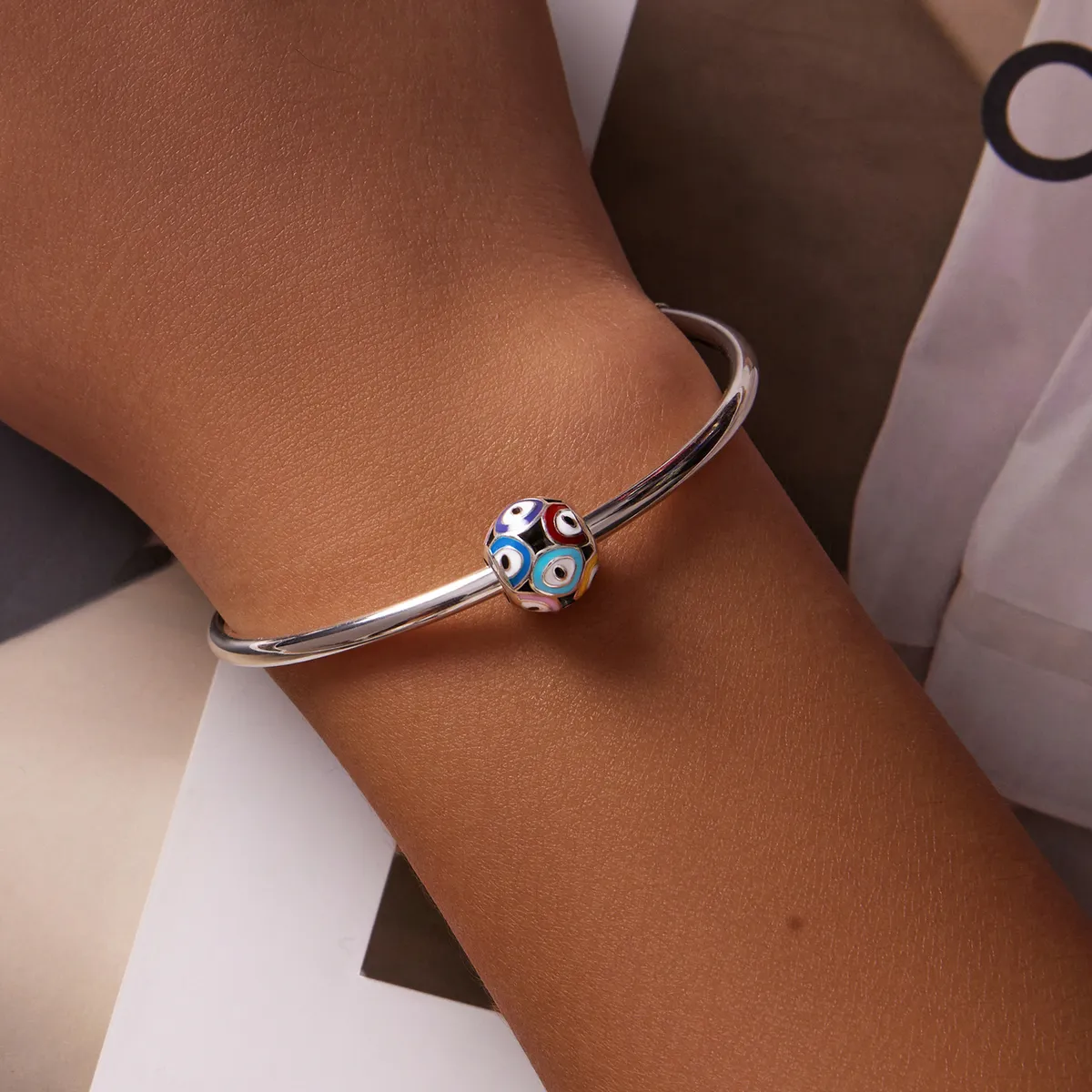 Pandora Style Colorful Devil Eye Charm - BSC585