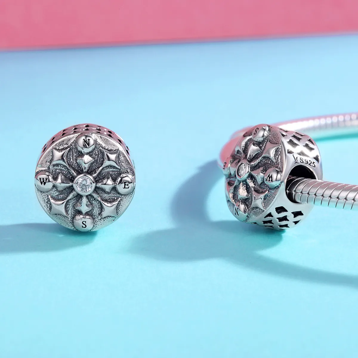 Pandora Style Compass Charm - SCC278