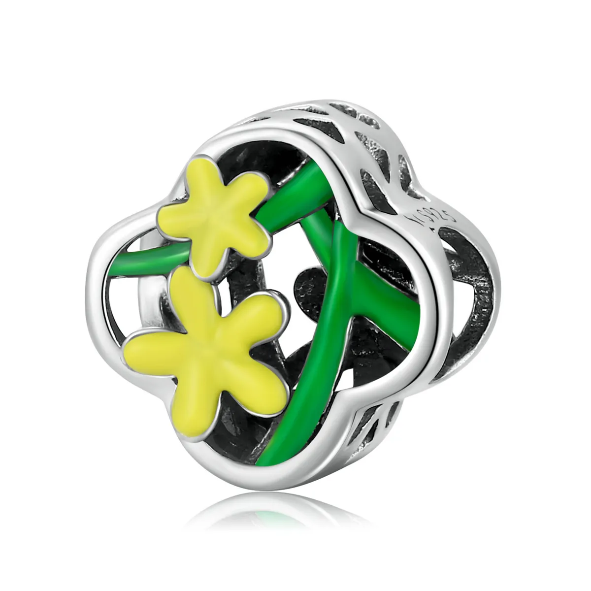 Pandora Style Delicate Daffodils Charm - SCC2021