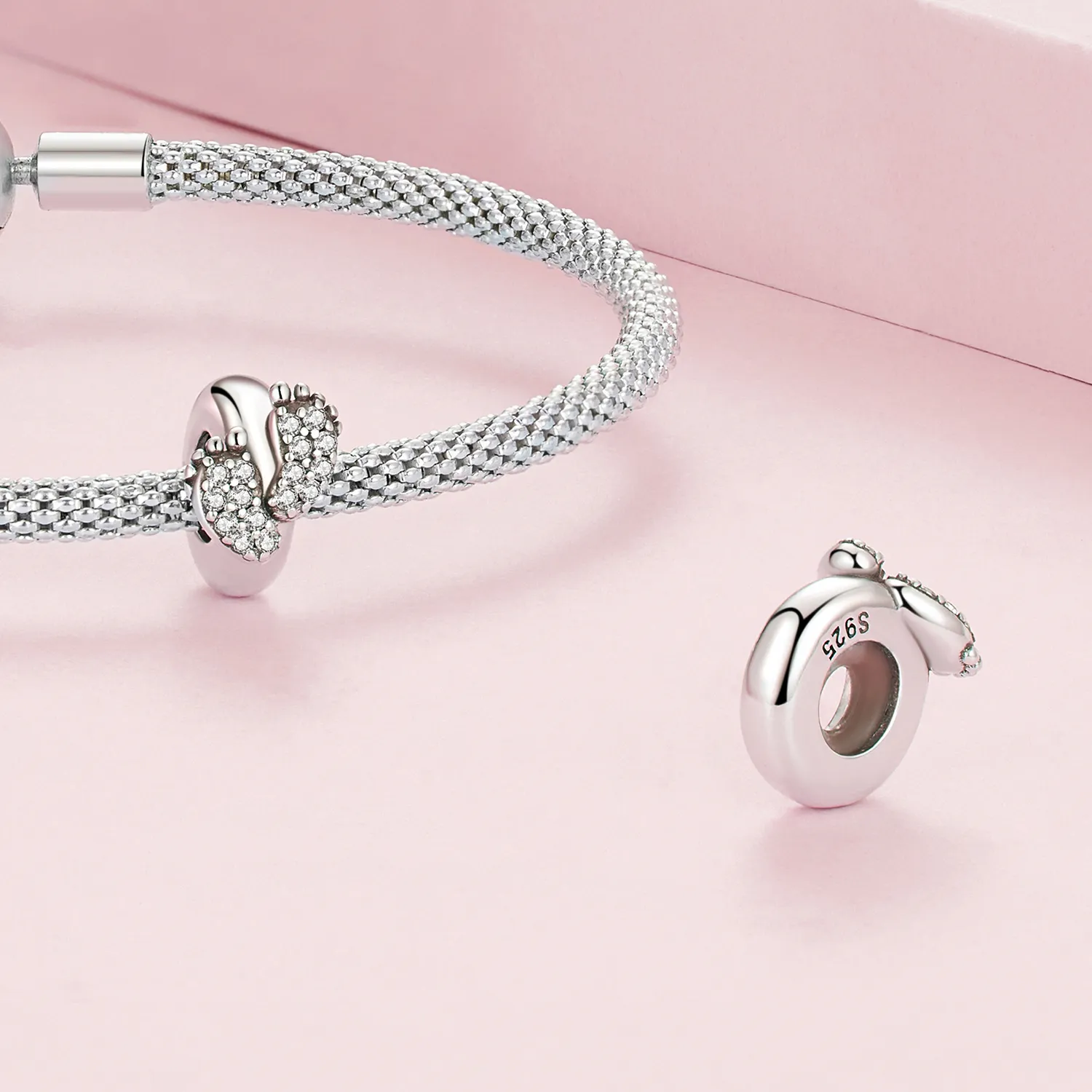Pandora Style Feet Spacer Charm - BSC688